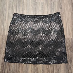 WHBM sequin mini skirt